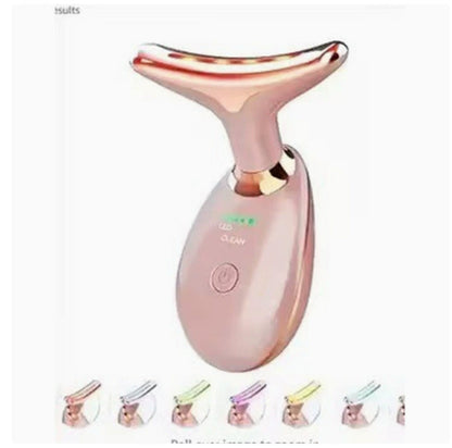 EMS Thermal Neck Lifting And Tighten Massager Electric Microcurrent Wrinkle Remover 