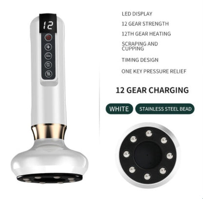 Electric Vacuum Cupping Massager For Body Anti-Cellulite Suction Cup Gua Sha Massage Body Cups Guasha Fat Burning Slimming Jars 