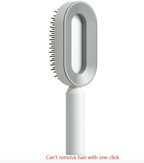 Self Cleaning Hair Brush For Women One-key Cleaning Hair Loss Airbag Massage Scalp Comb Anti-Static Hairbrush 