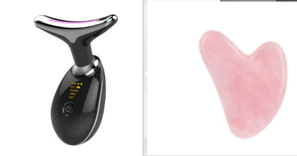 EMS Thermal Neck Lifting And Tighten Massager Electric Microcurrent Wrinkle Remover 