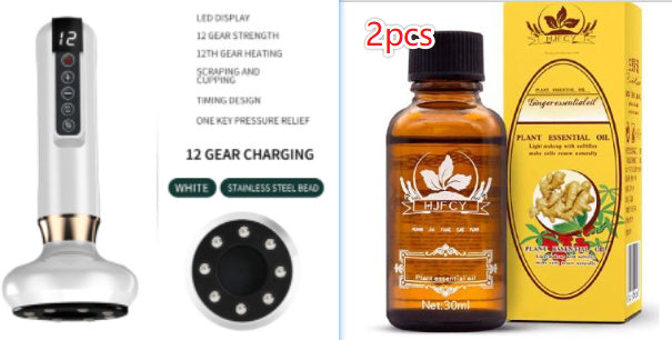 Electric Vacuum Cupping Massager For Body Anti-Cellulite Suction Cup Gua Sha Massage Body Cups Guasha Fat Burning Slimming Jars 
