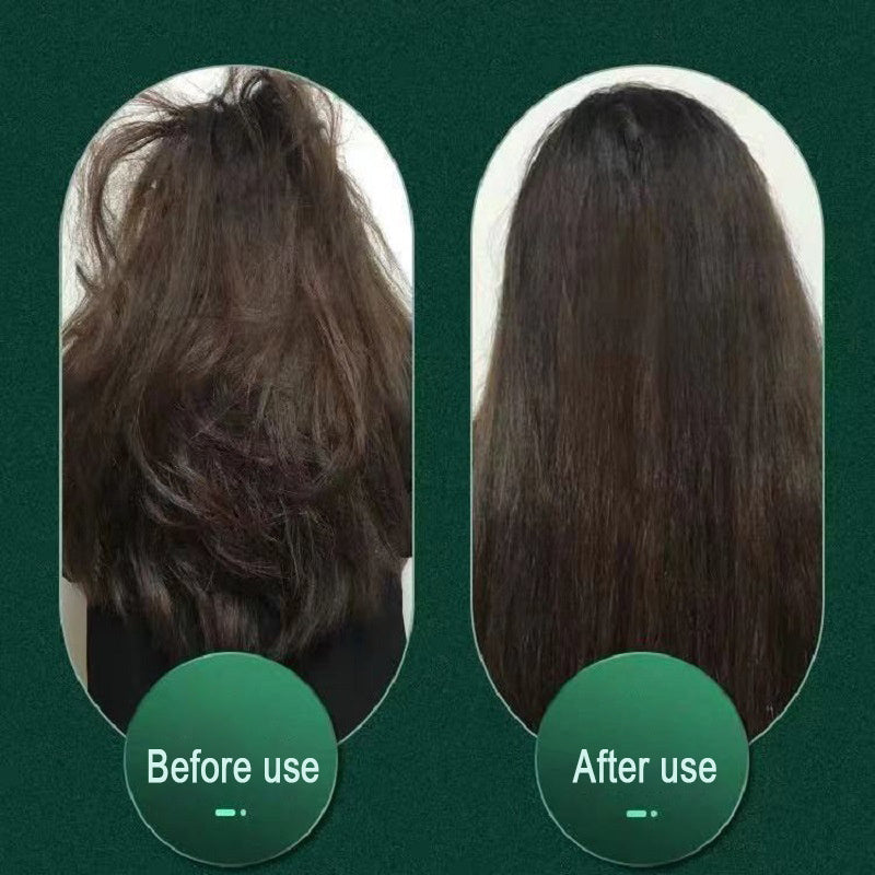New 2 In 1 Hair Straightener Hot Comb Negative Ion Curling Tong Dual-purpose Electric Hair Brush 