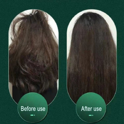 New 2 In 1 Hair Straightener Hot Comb Negative Ion Curling Tong Dual-purpose Electric Hair Brush 